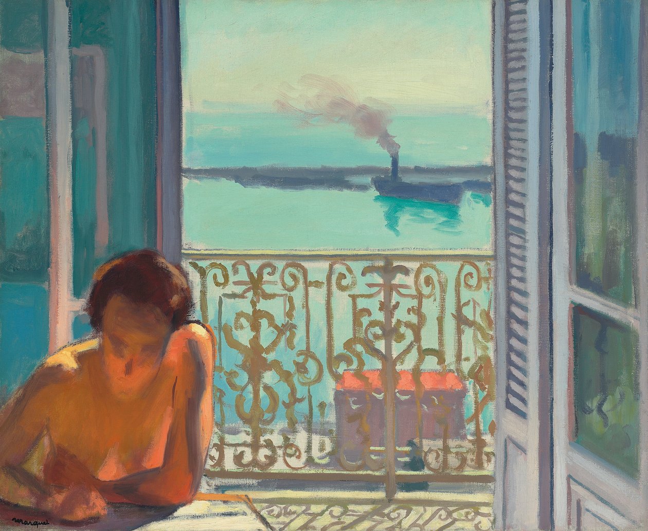 Backlight, Algiers by Albert Marquet