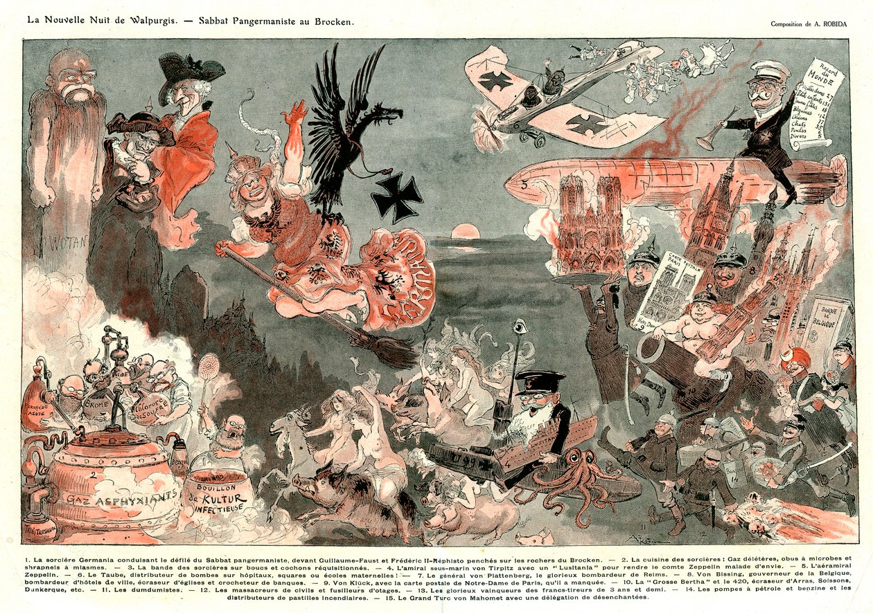 The New Walpurgis Night: Germanic Sabbat on the Brocken by Albert Robida