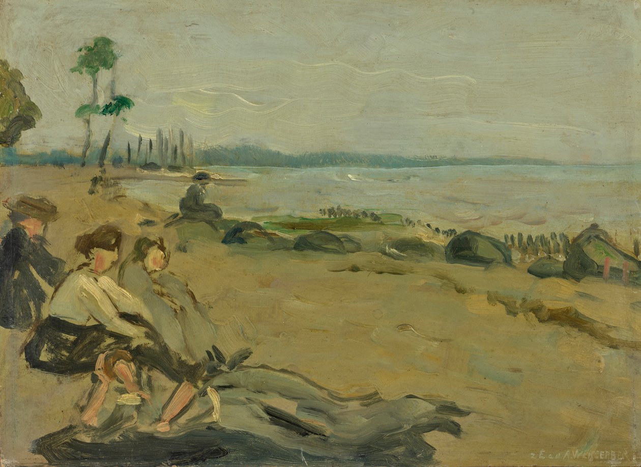 Beach by Albert Weisgerber