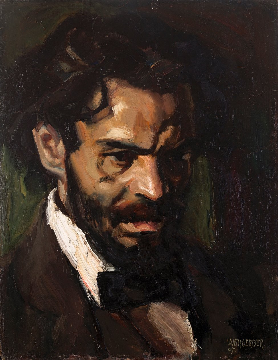 The Poet Ludwig Scharf by Albert Weisgerber