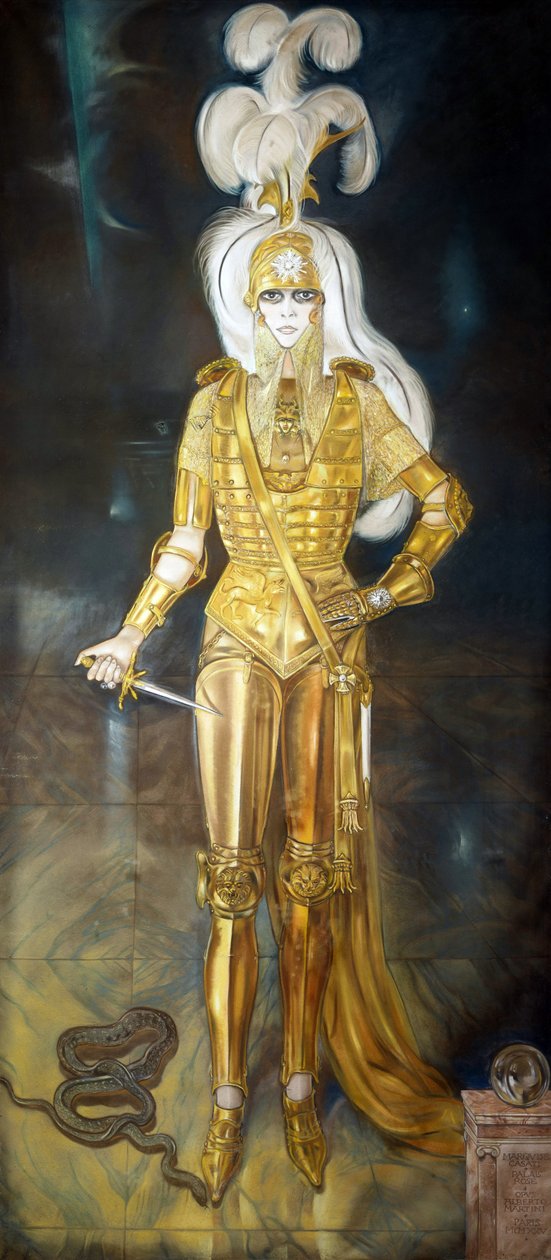 The Marchesa Casati as Cesare Borgia by Alberto Martini
