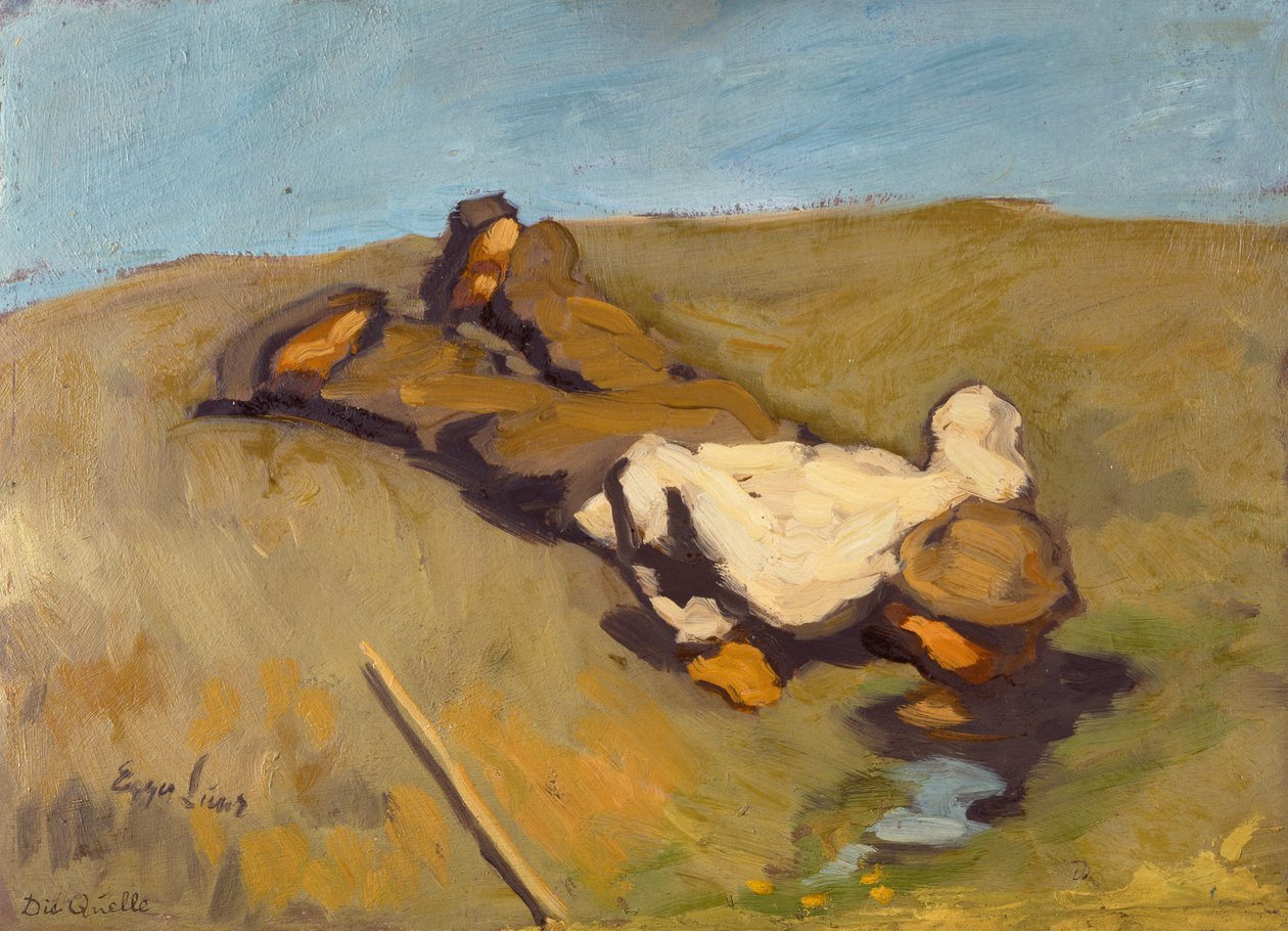 Spring by Albin Egger-Lienz
