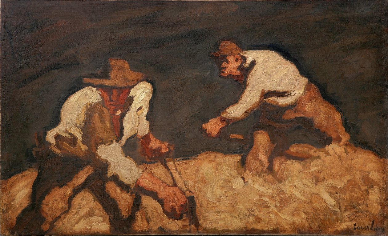 Reapers in a Gathering Storm by Albin Egger-Lienz