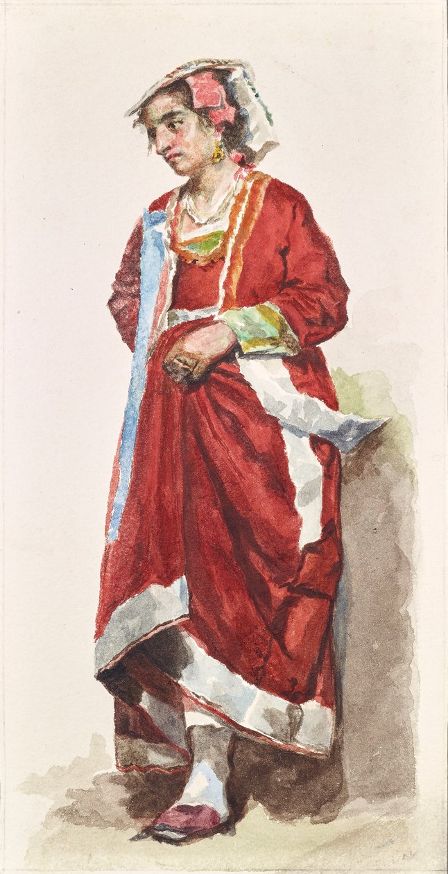 Female Costume Study - Central Italy by Albin Stein