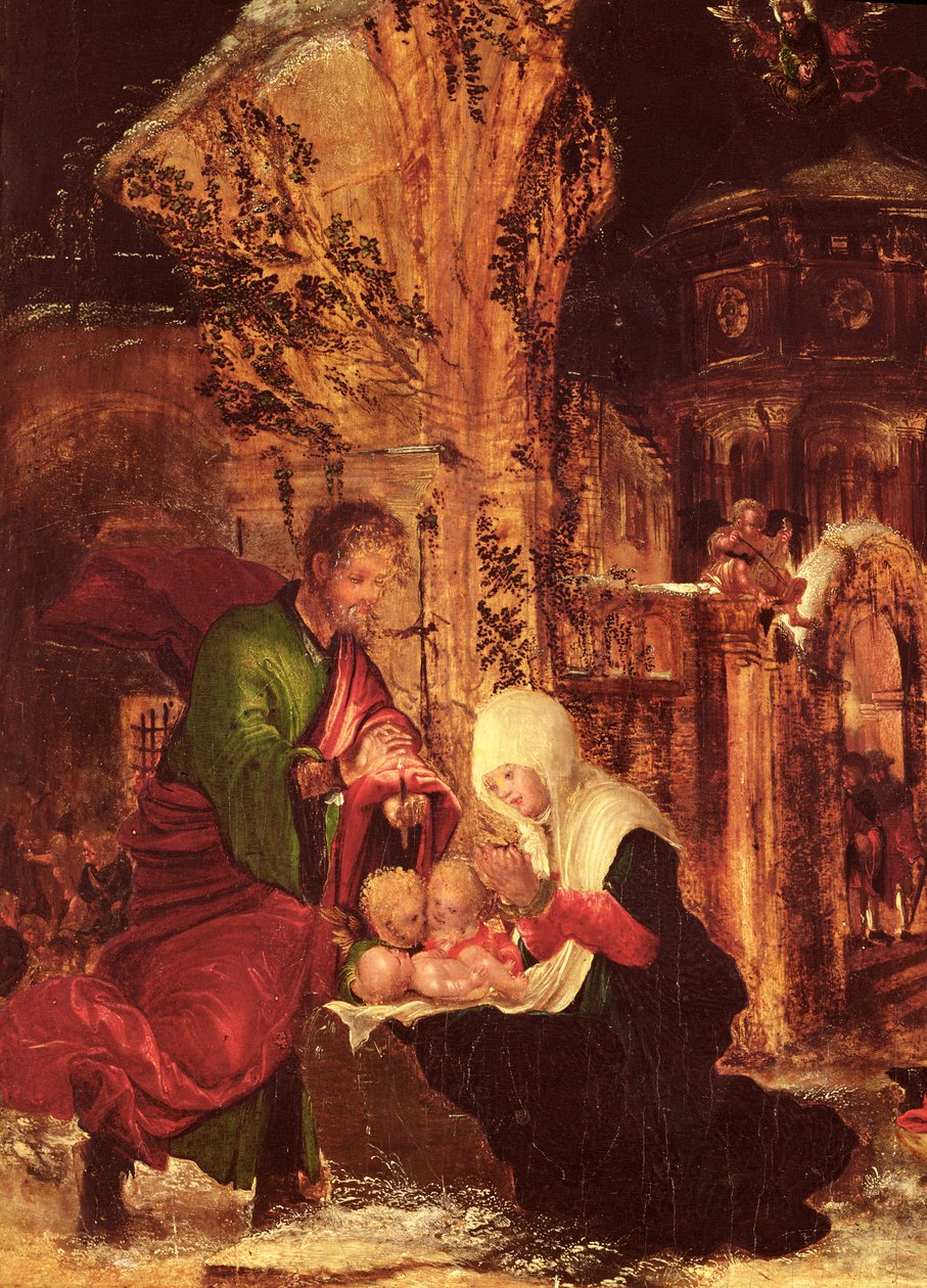 Birth of Christ (Holy Night) (detail) by Albrecht Altdorfer