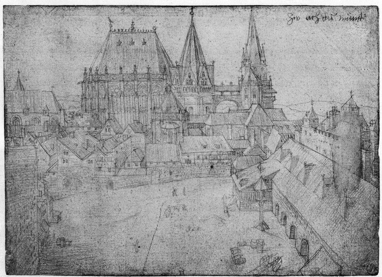 The Minster at Aachen by Albrecht Dürer