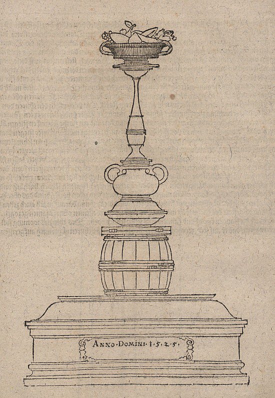 Ornate Tomb for a Drunkard by Albrecht Dürer
