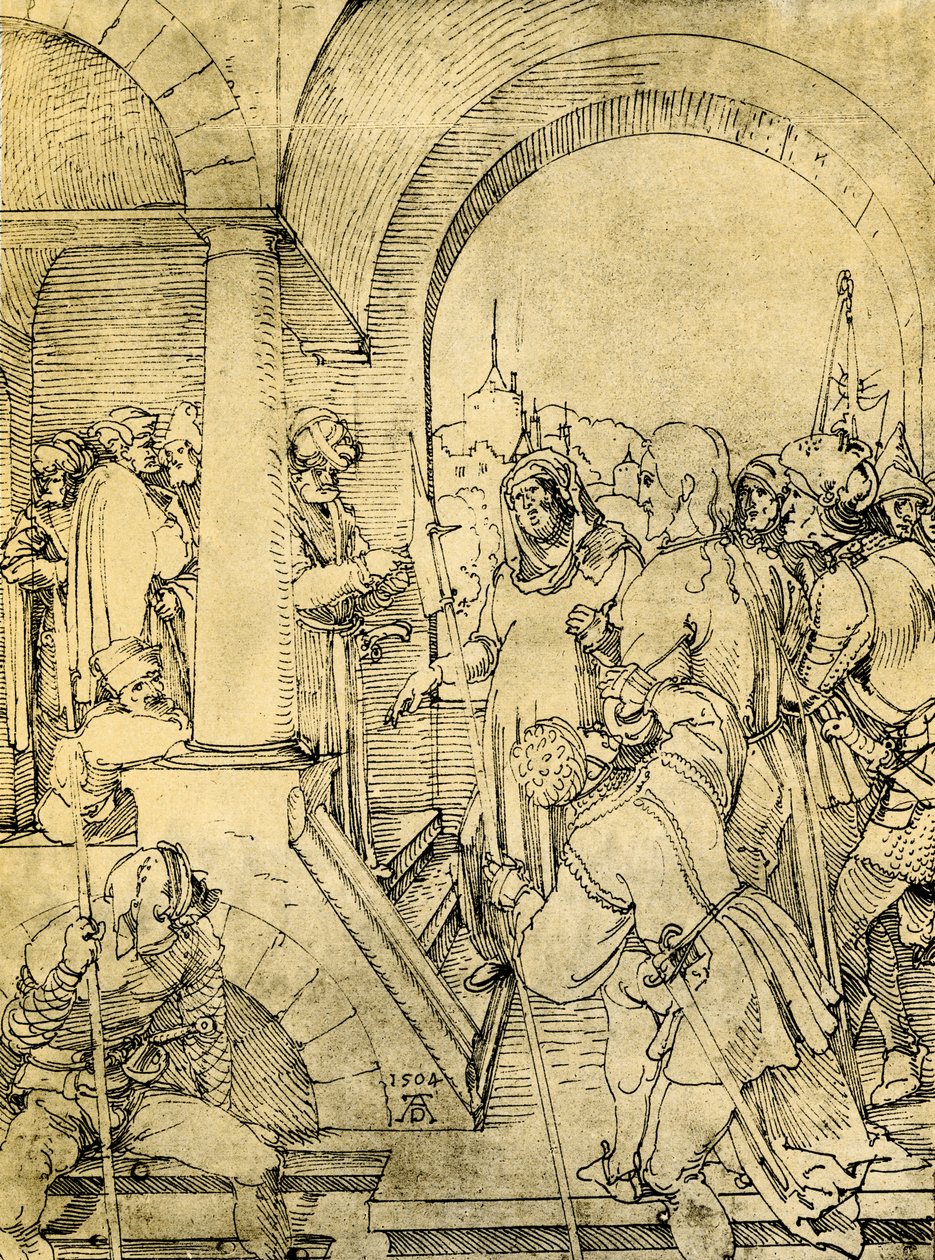 Christ in Front of Pilate by Albrecht Dürer