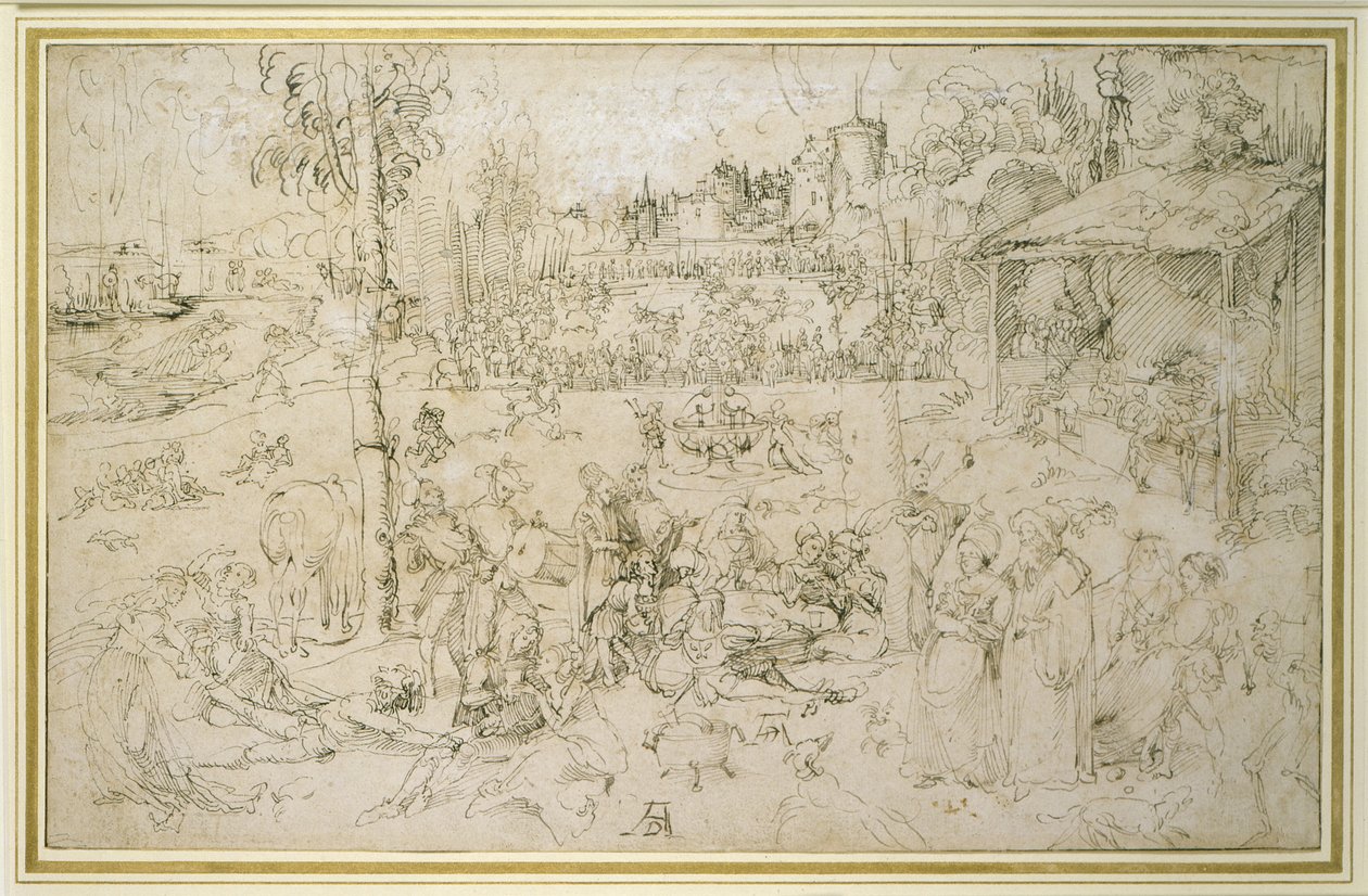 The Pleasures of the World, c.1496-97 by Albrecht Dürer