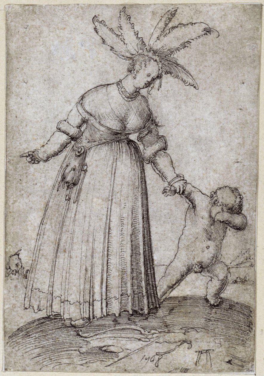 Venus and Cupid by Albrecht Altdorfer