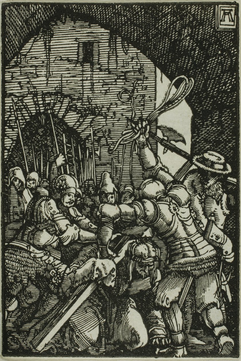 Bearing of the Cross, from The Fall and Redemption of Man by Albrecht Altdorfer