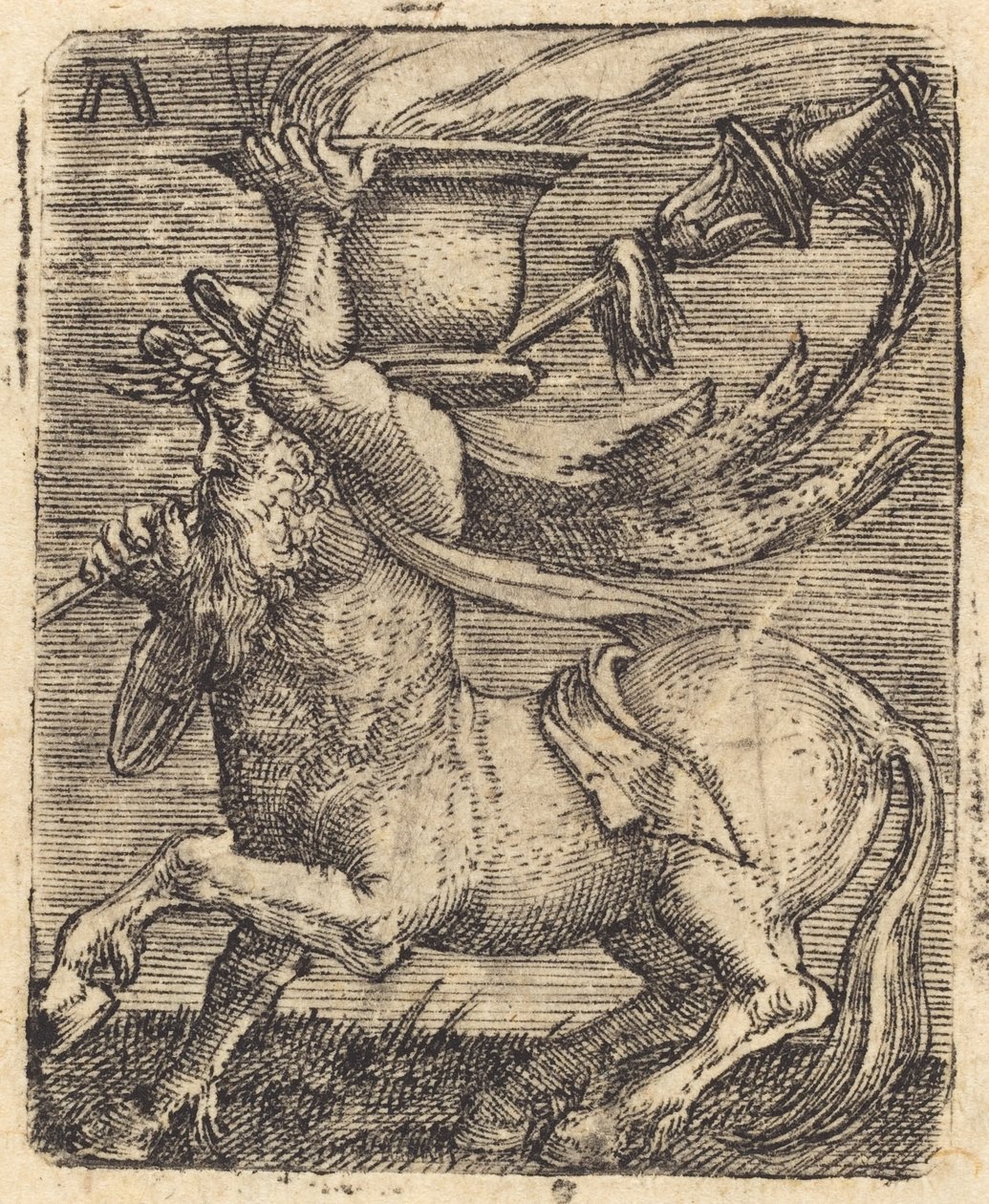 Centaur with a Vase by Albrecht Altdorfer