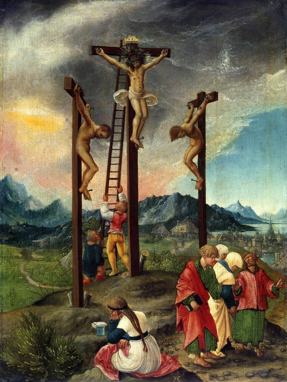 Christ on the Cross between the Two Thieves by Albrecht Altdorfer