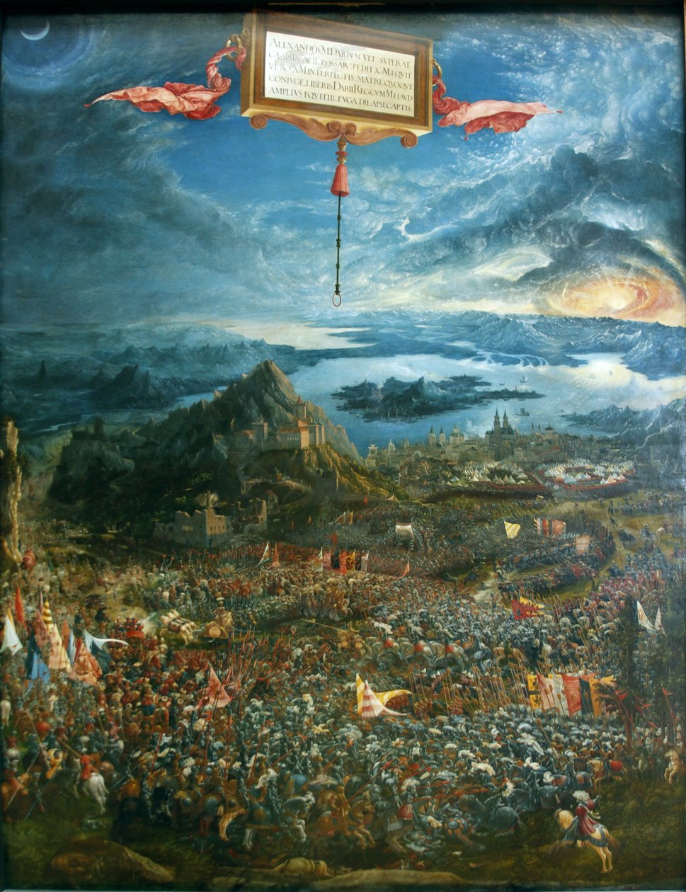 The Battle of Alexander at Issus by Albrecht Altdorfer