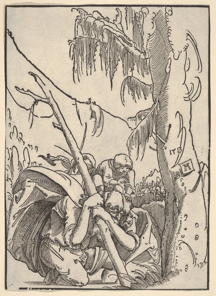 Saint Christopher Carrying the Infant Christ by Albrecht Altdorfer