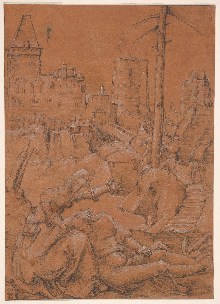 Samson and Delilah by Albrecht Altdorfer