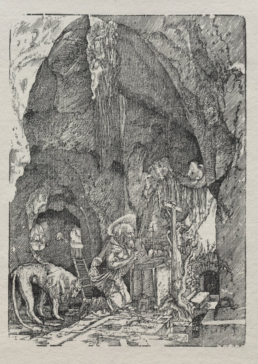 St. Jerome in the Cave by Albrecht Altdorfer