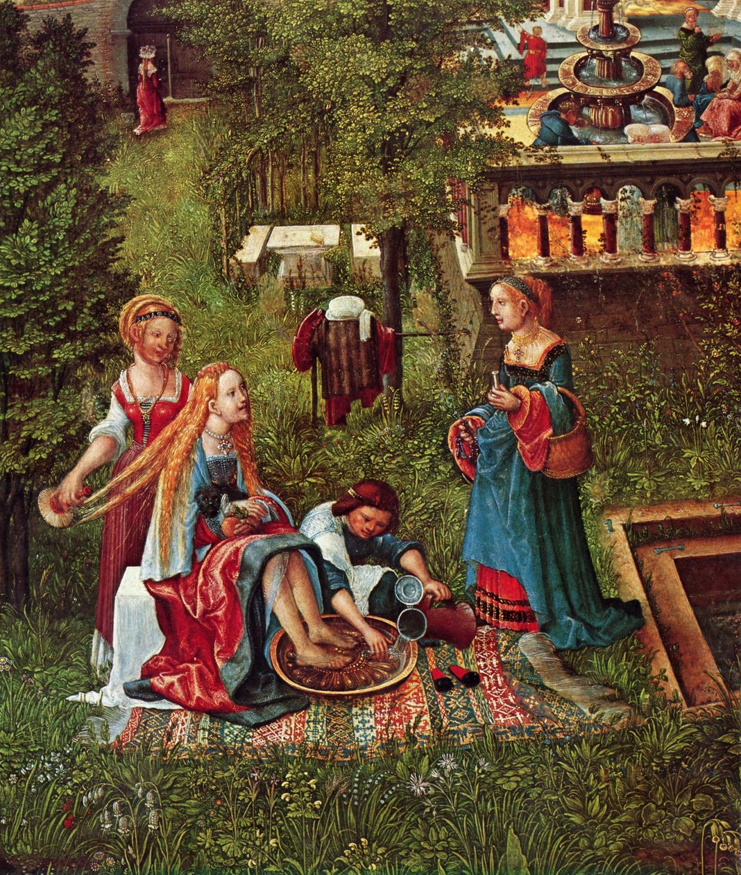 Susanna and the Elders (detail) by Albrecht Altdorfer