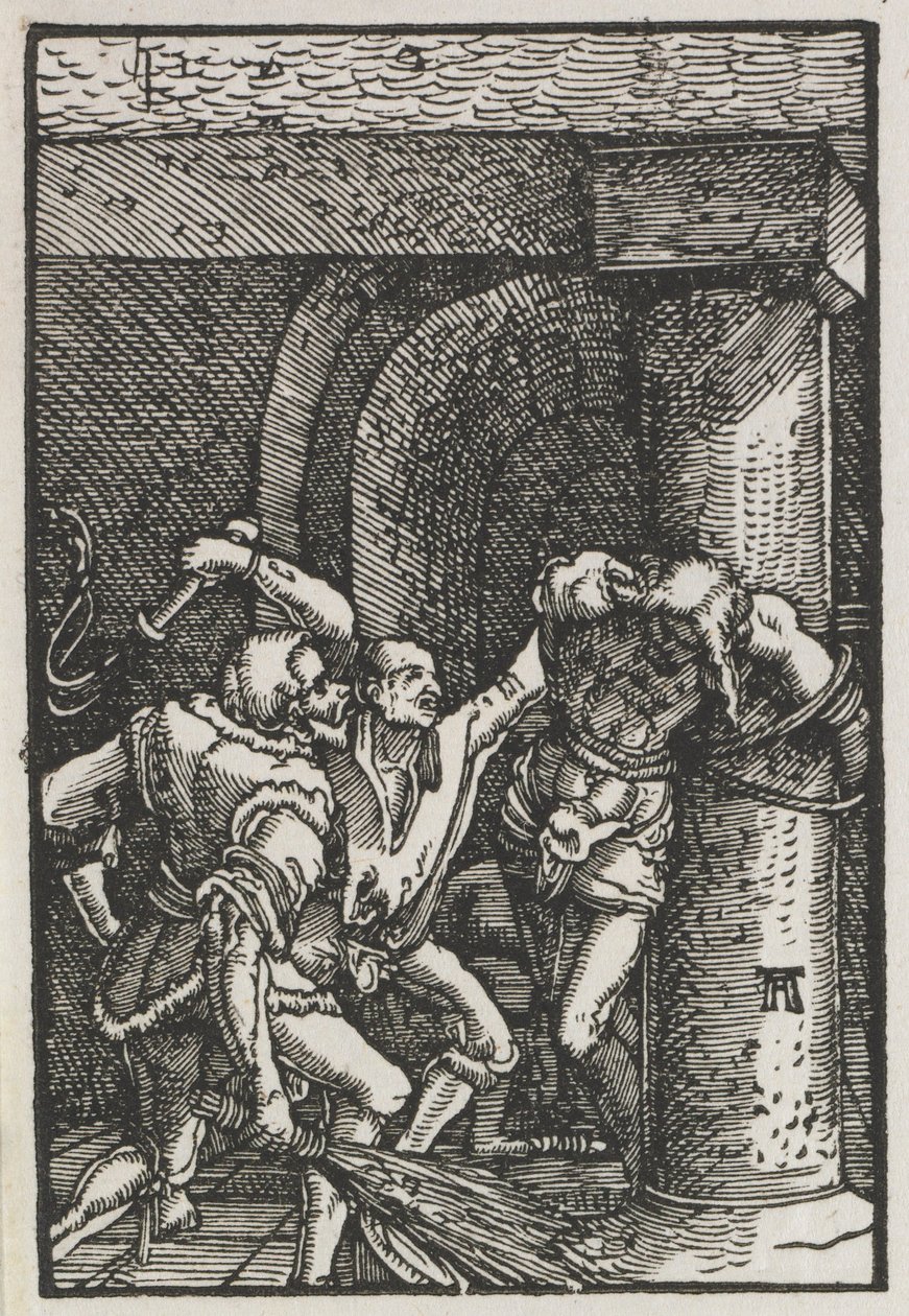 The Fall and Redemption of Man: Flagellation of Christ by Albrecht Altdorfer