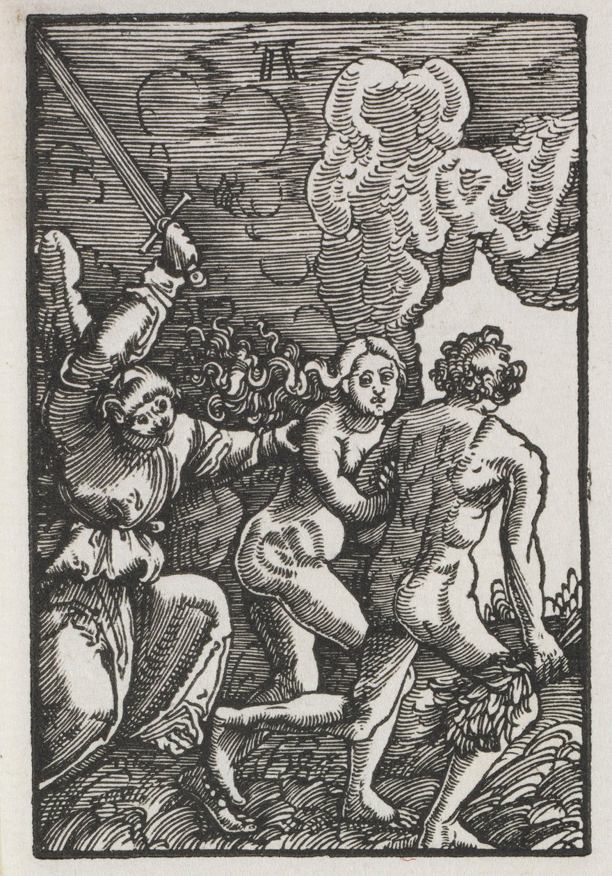 The Fall and Redemption of Man: The Expulsion from Eden by Albrecht Altdorfer