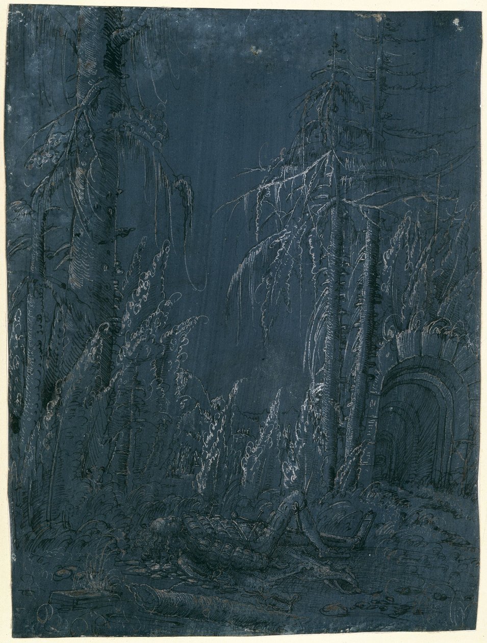 Dead Pyramus by Albrecht Altdorfer