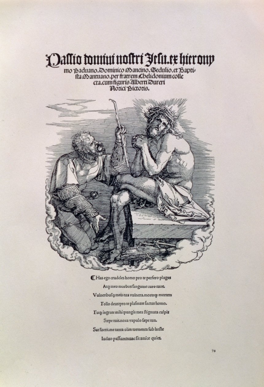 A Roman soldier mocking Christ, with the artist