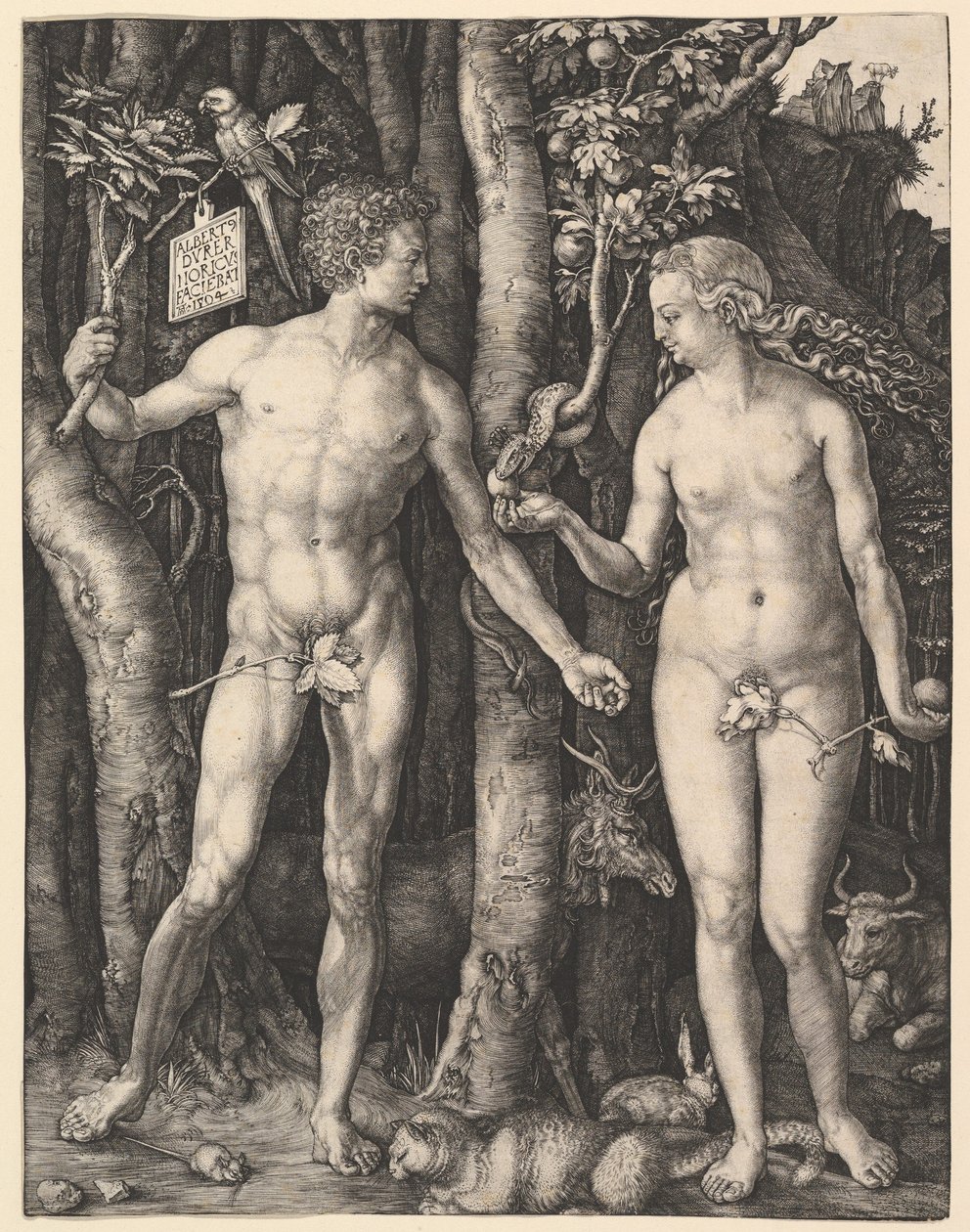 Adam and Eve by Albrecht Dürer
