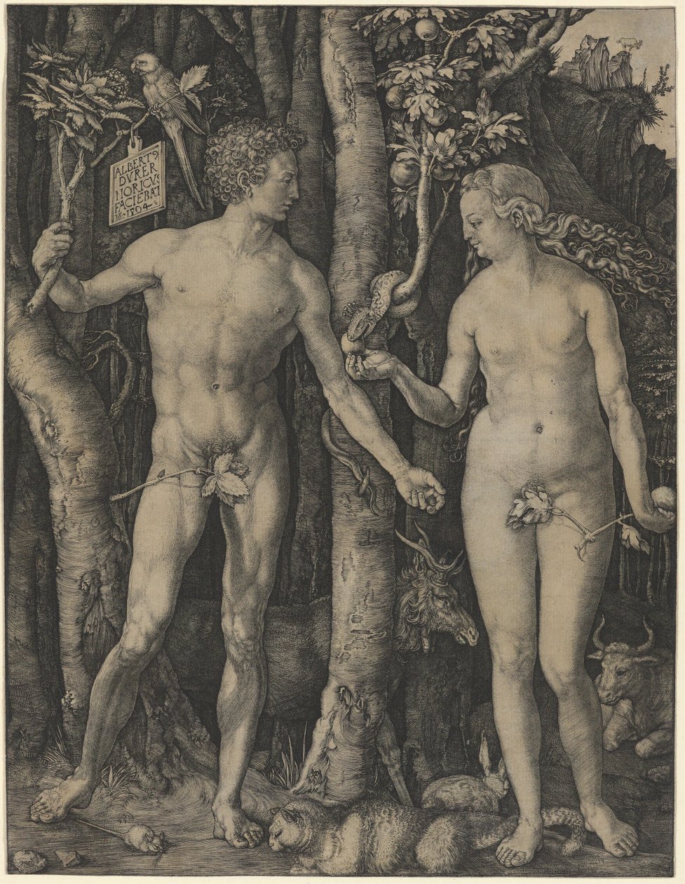 Adam and Eve by Albrecht Dürer