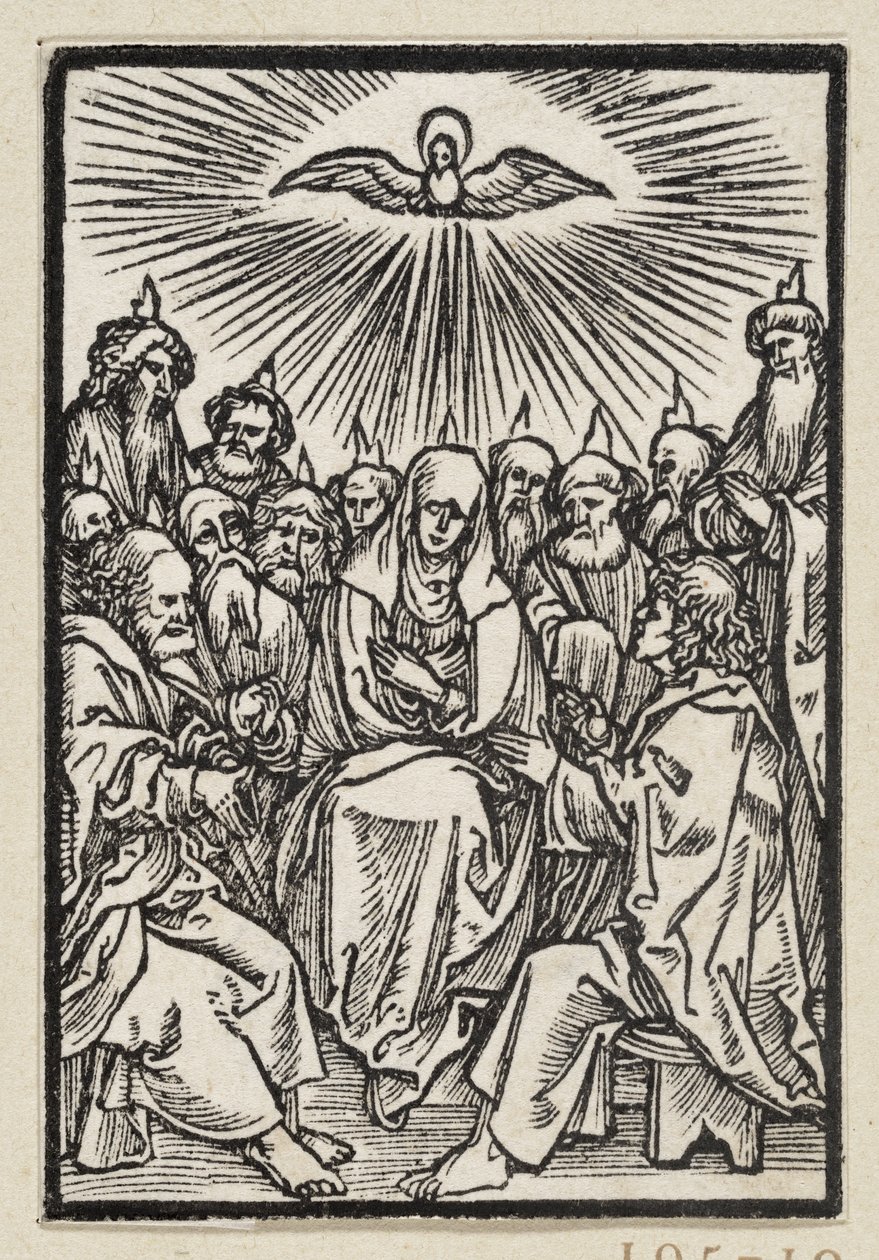 Outpouring of the Holy Spirit (63 Religious Scenes) by Albrecht Dürer