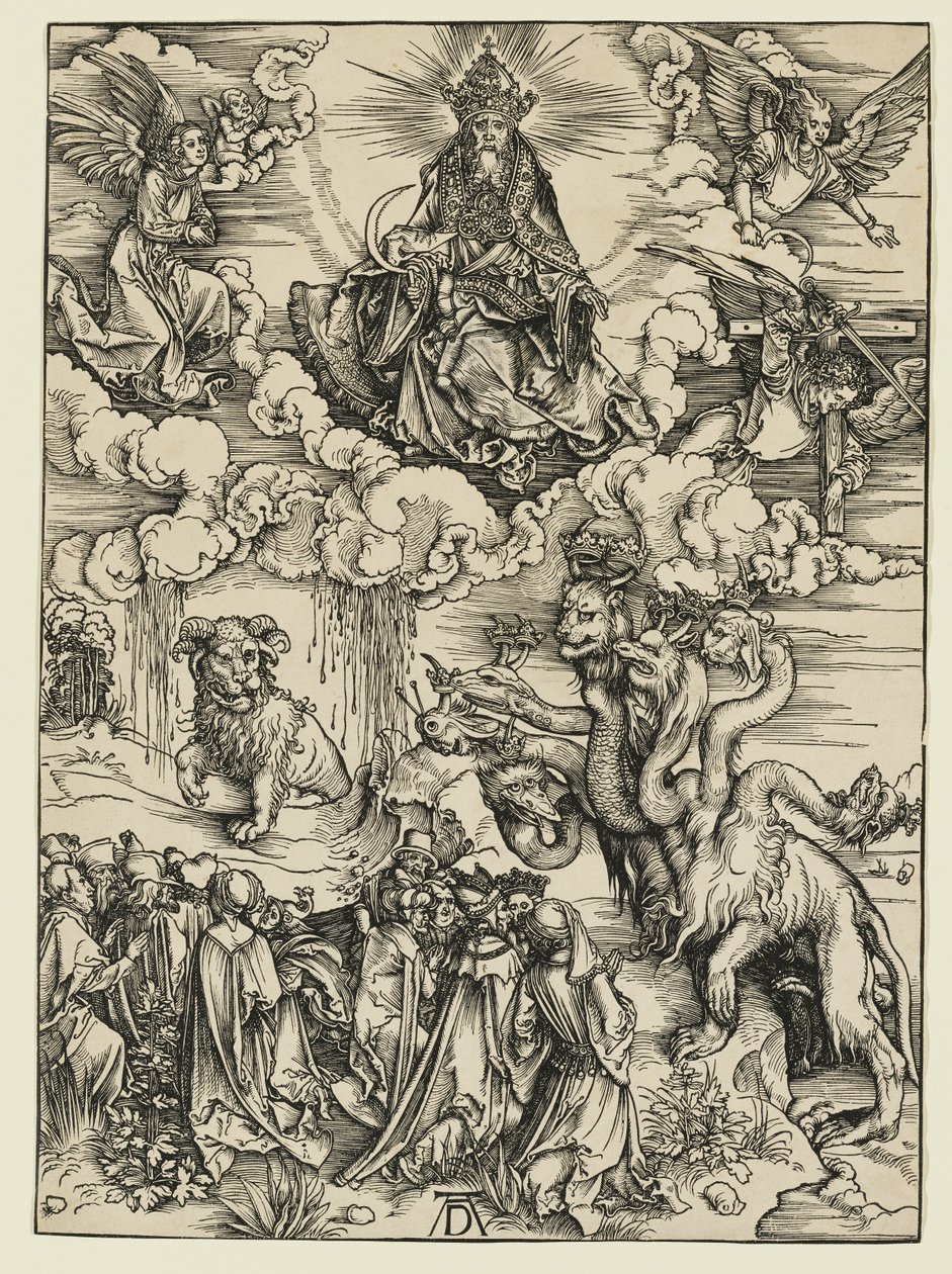 Beast with Two Horns Like a Lamb by Albrecht Dürer