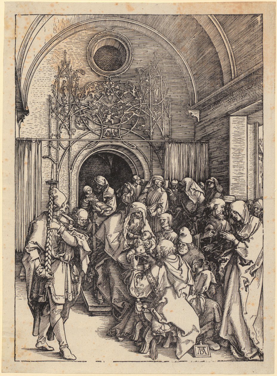 Circumcision of Christ, Plate 11 from the Series "The Life of Mary" by Albrecht Dürer