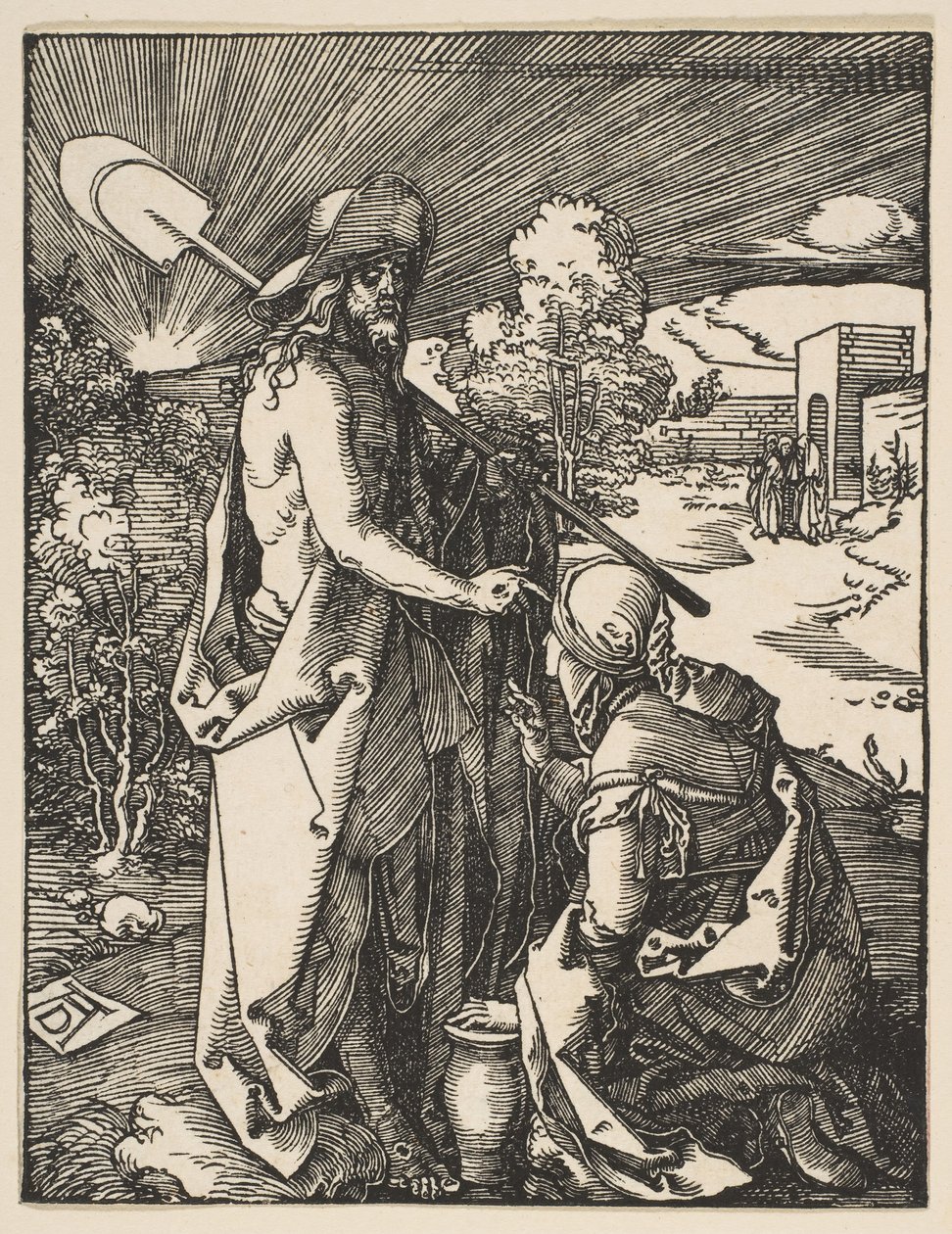 Christ Appearing to Mary Magdalen (from The Small Passion) by Albrecht Dürer
