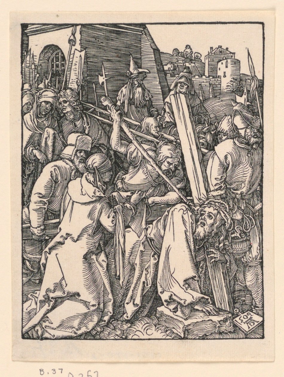 Christ Bearing the Cross, from The Little Passion Series by Albrecht Dürer