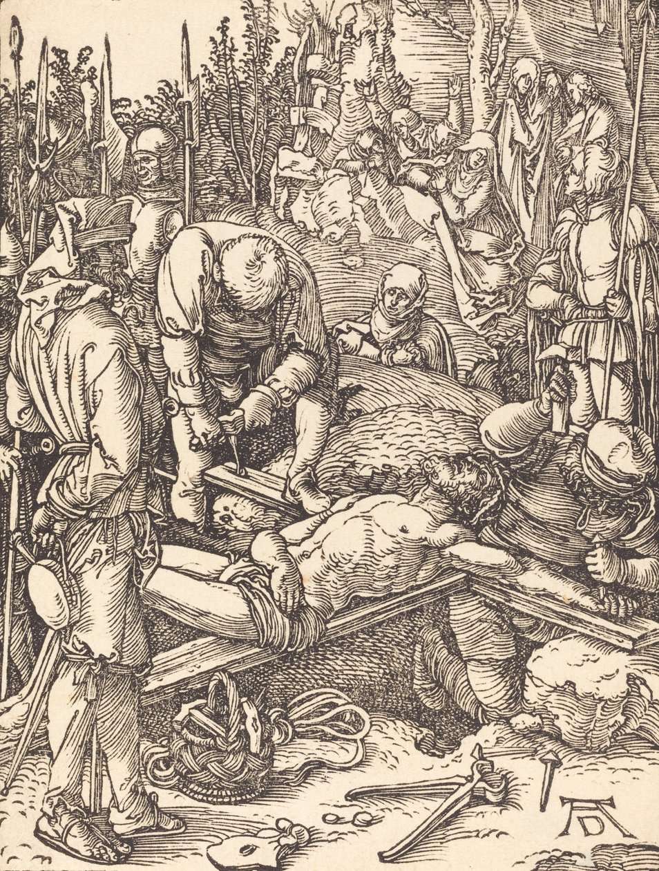 Christ Nailed to the Cross, probably c. 1509-1510 by Albrecht Dürer