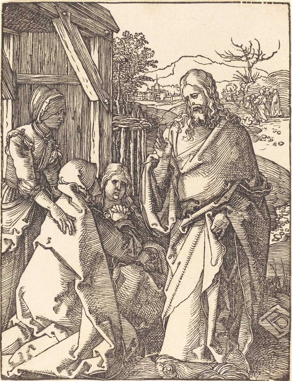 Christ Taking Leave from His Mother by Albrecht Dürer