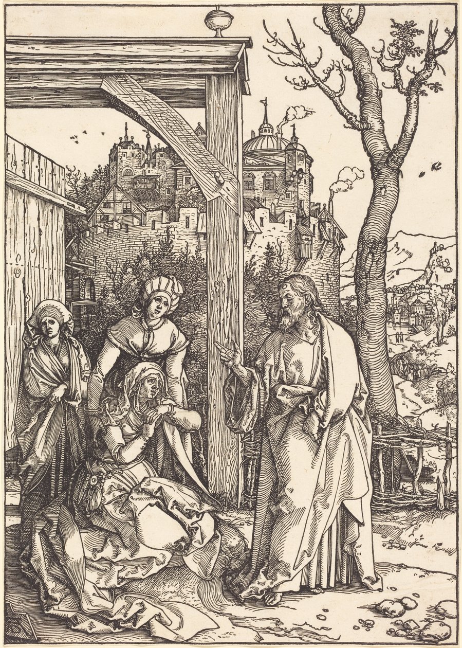 Christ Taking Leave from His Mother by Albrecht Dürer
