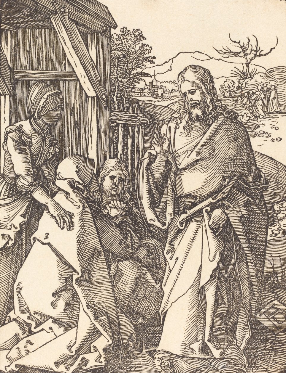 Christ Taking Leave from His Mother, probably c. 1509-1510 by Albrecht Dürer