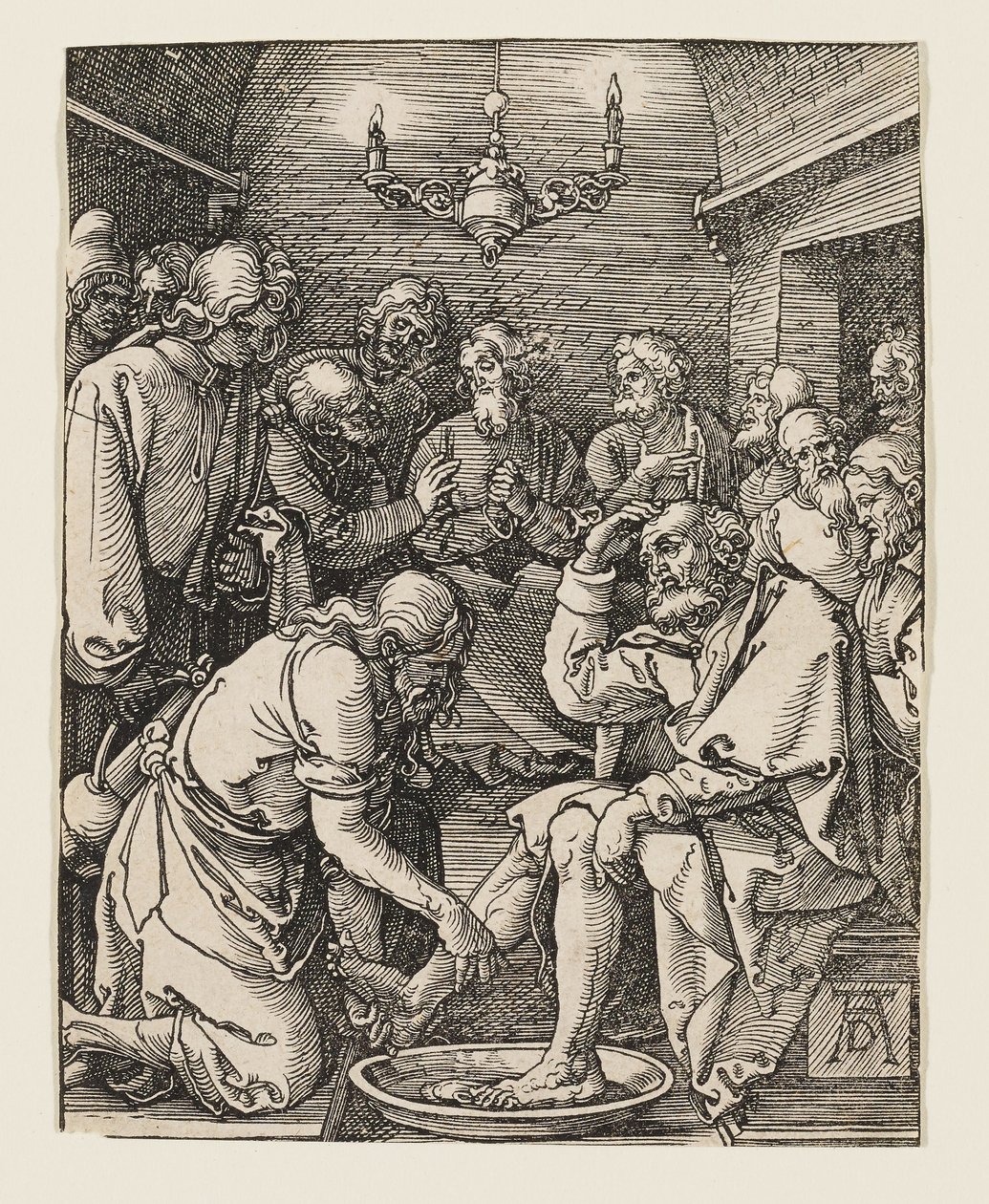 Christ Washing the Feet of Disciples by Albrecht Dürer