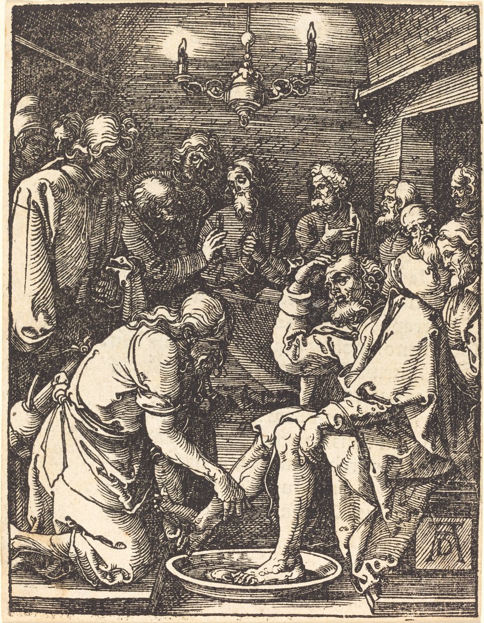 Christ Washing the Feet of the Disciples by Albrecht Dürer