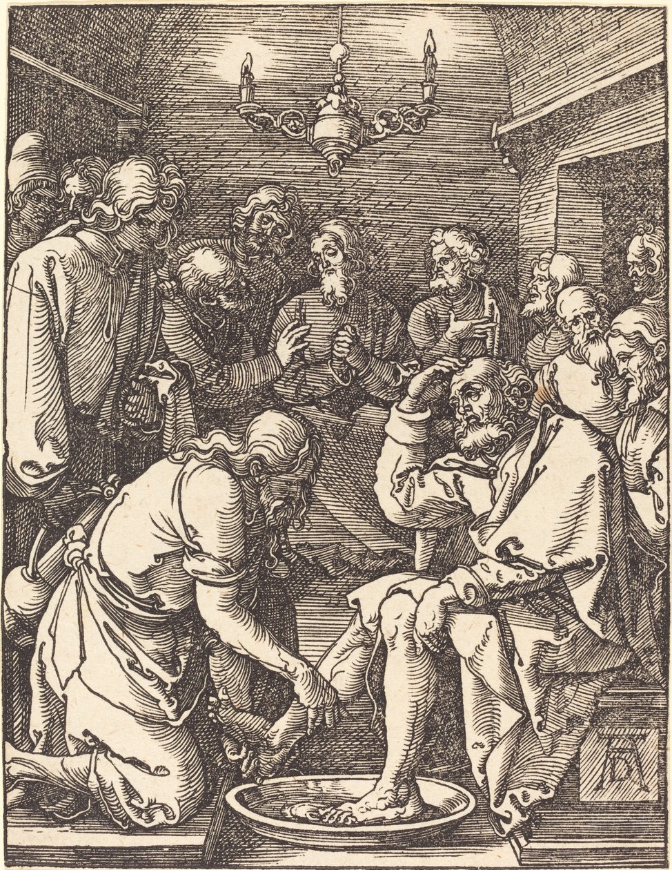 Christ Washing the Feet of the Disciples by Albrecht Dürer
