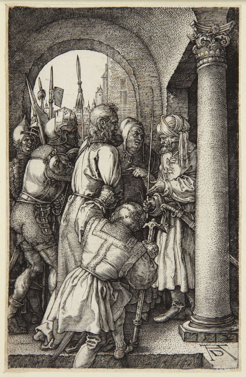 Christ before Pilate (Engraved Passion series) by Albrecht Dürer