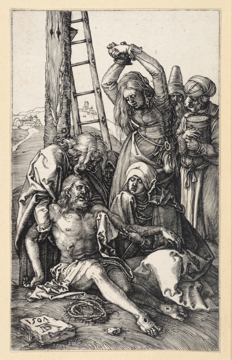 Lamentation of Christ (Copperplate Passion) by Albrecht Dürer