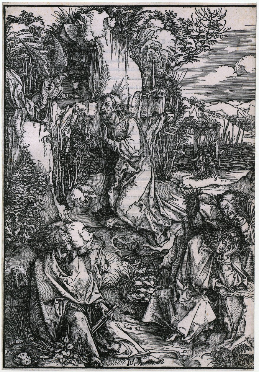 Christ on the Mount of Olives, Plate 3 from the series 