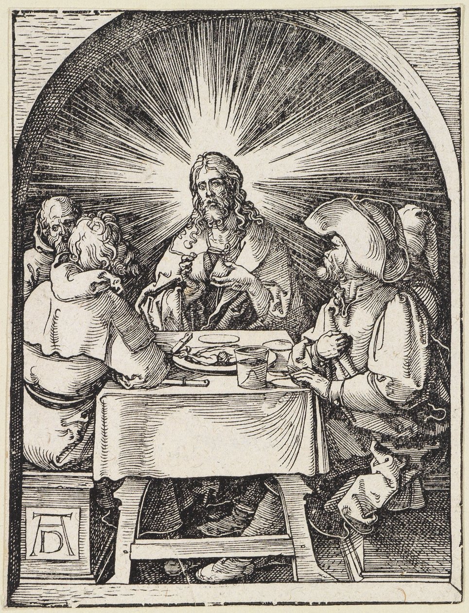 Christ in Emmaus by Albrecht Dürer