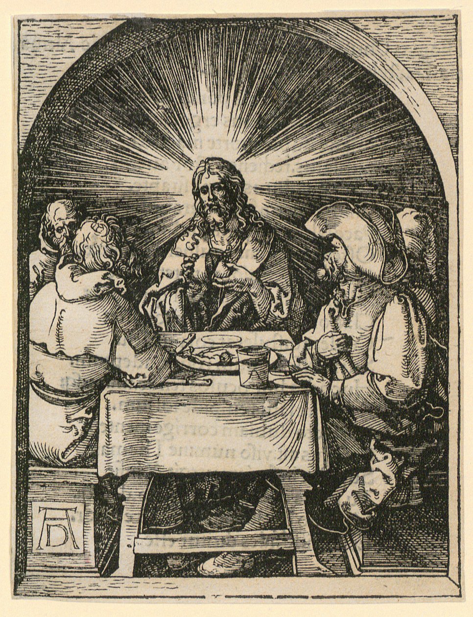 Christ in Emmaus, Plate 33 from the Series 