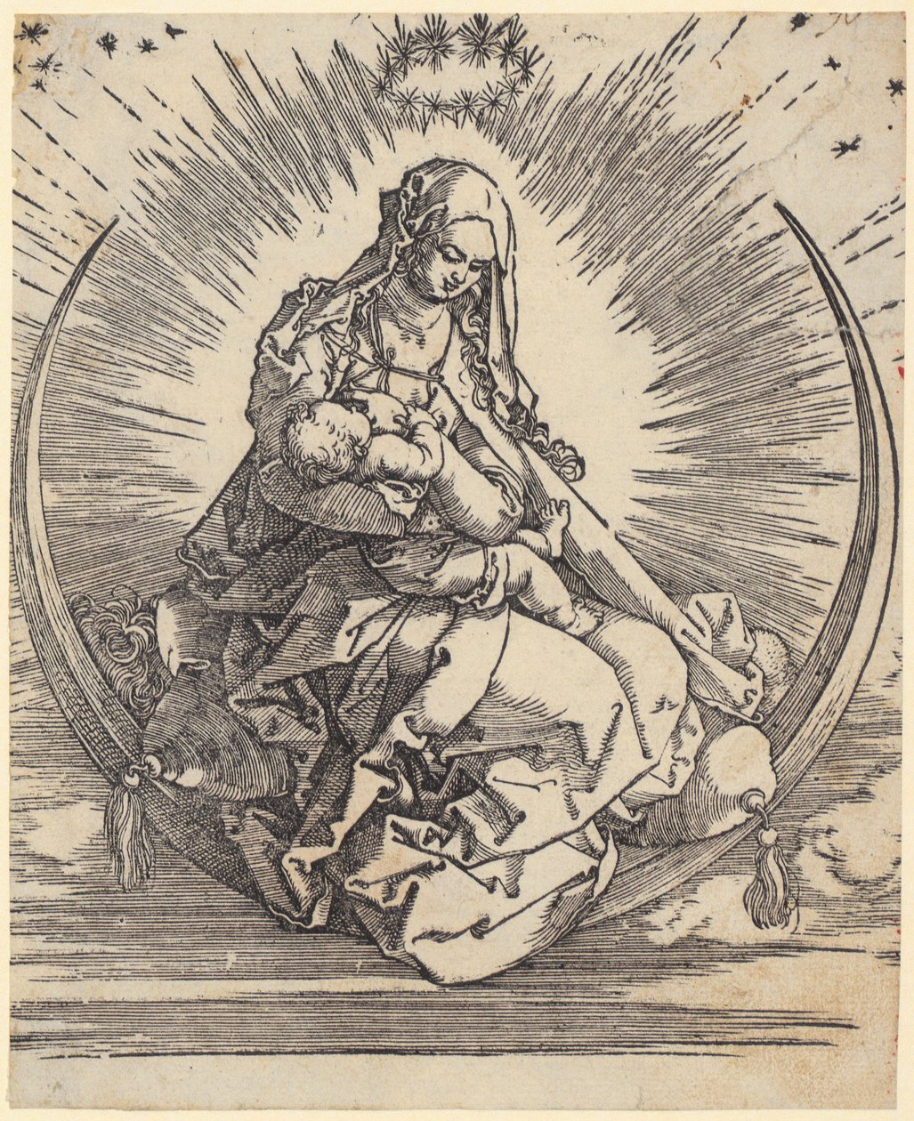 Christ in Limbo, Plate 11 from the Series "The Great Passion" by Albrecht Dürer