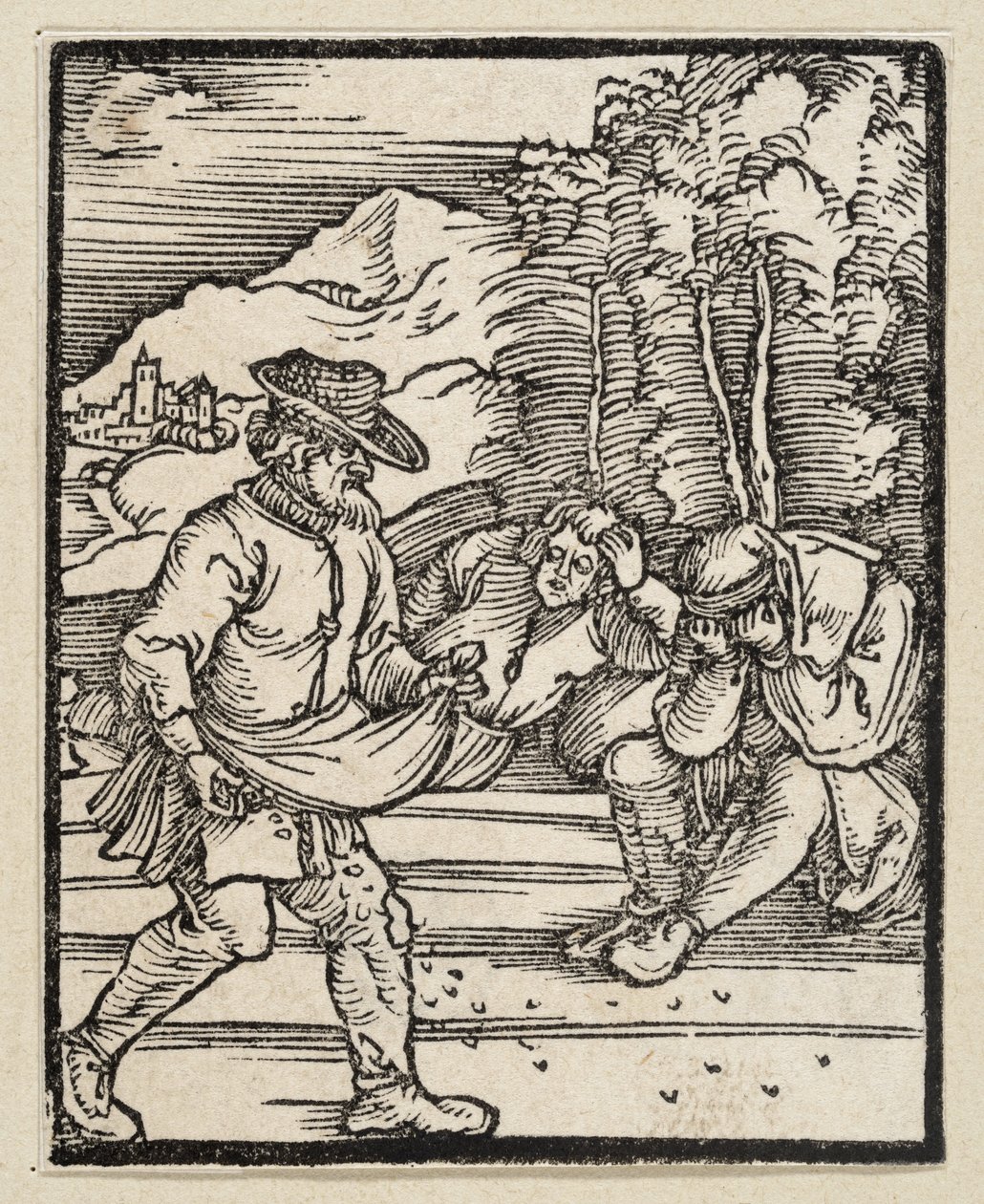 The Parable of the Enemy Who Sows Weeds (from: Postilla, 43 Woodcuts) by Albrecht Dürer