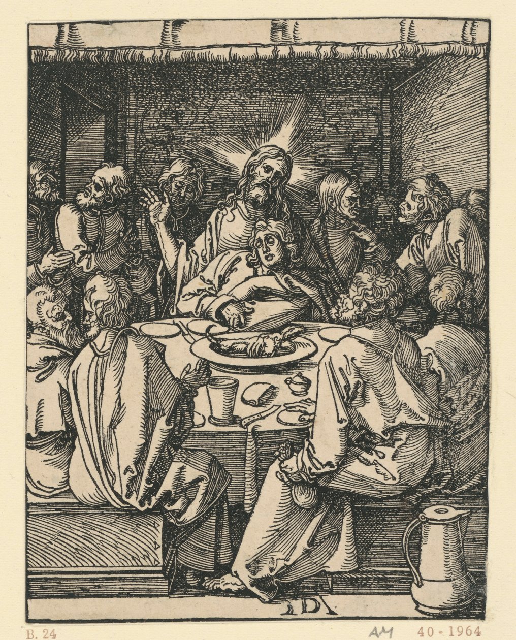 The Last Supper (Small Passion) by Albrecht Dürer