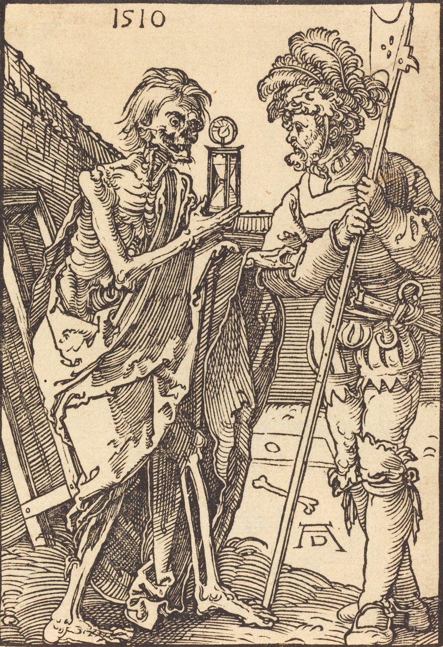 Death and the Lansquenet by Albrecht Dürer