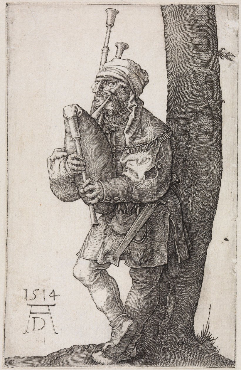 The Bagpiper by Albrecht Dürer